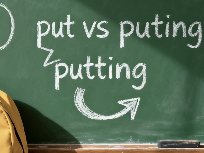 Put and Putting Meaning - Visual Grammar Guide